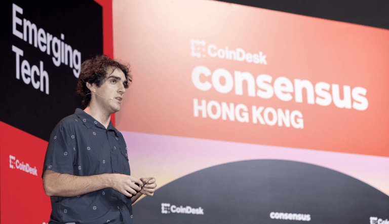 Kava Labs' Scott Stuart speaks earlier this year at Consensus Hong Kong (CoinDesk)