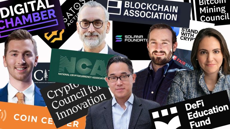 U.S. crypto lobbyists and advocates in Washington (CoinDesk)