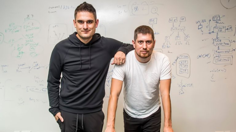 LayerZero co-founders CTO Ryan Zarick and CEO Bryan Pellegrino (Chung Chow, BIV)