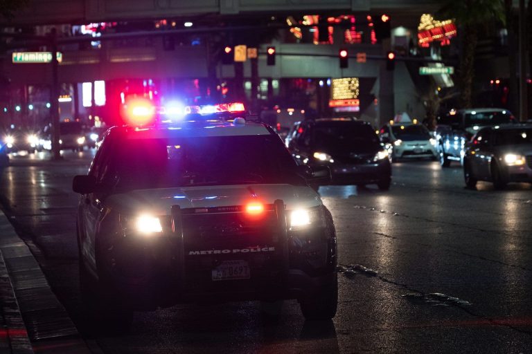Police cruiser with lights on at night (Kenny Eliason/Unsplash)