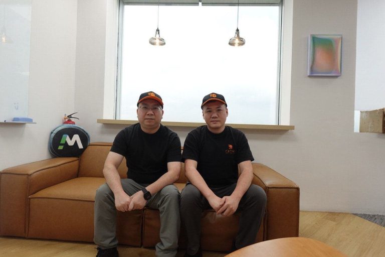 Bitlayer founders Charlie Hu and Kevin He.