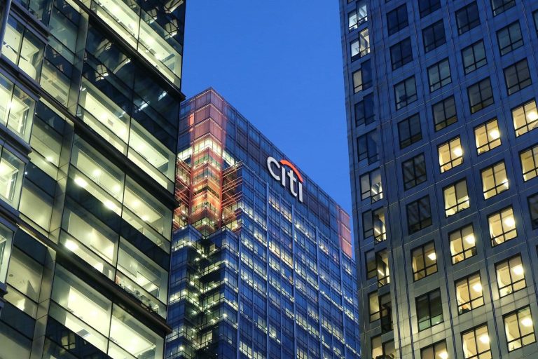 Citigroup tower in London