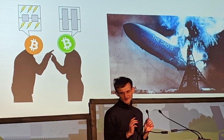 Vitalik Buterin at RadicalXchange Detroit, March 2019 (CoinDesk)