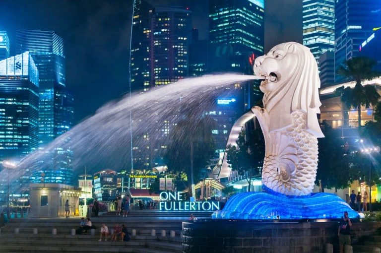 The Merlion in Singapore (CoinDesk archives)