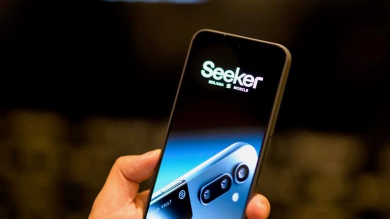 Solana Mobile's second generation phone Seeker (Solana Foundation)