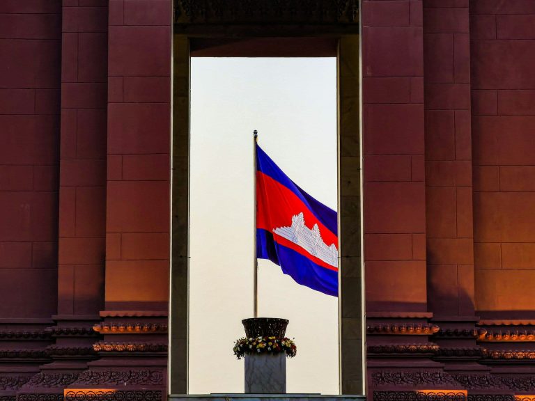 Cambodian flag (Thoeun Ratana/Unsplash)