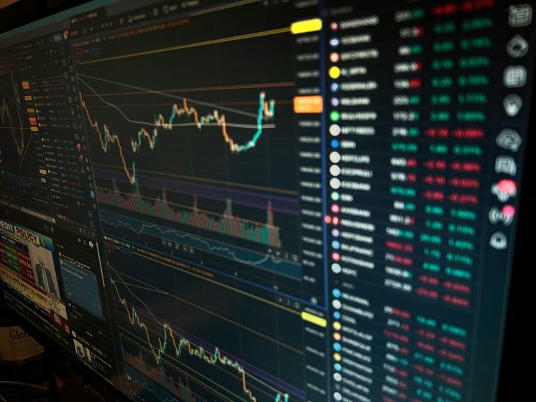 Price chart on exchange ticking up (Yashowardhan Singh/Unsplash)