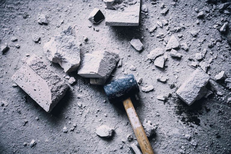 Smashed brick (CoinDesk Archives)