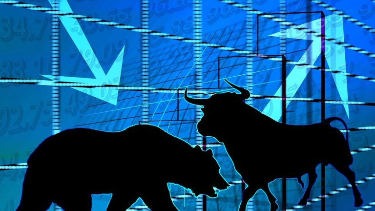 Bear and bull (Pixabay)