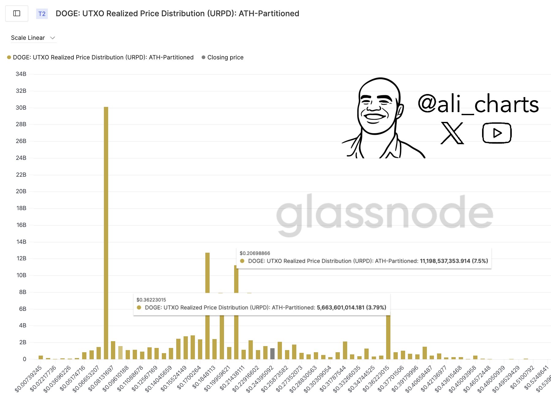 gq4utgixwaauaii Dogecoin URPD