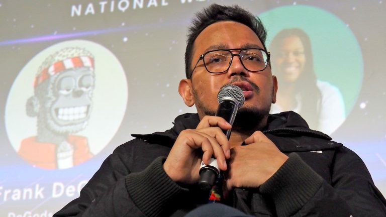 Sandeep Nailwal, co-founder of Polygon. (Danny Nelson/CoinDesk)