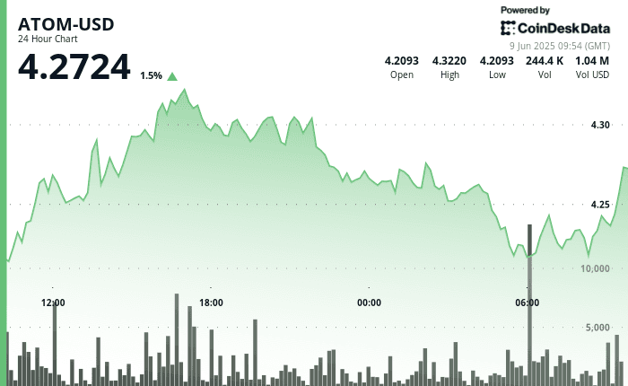 ATOM/USD (CoinDesk Data)