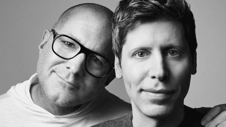 Jony Ive and Sam Altman