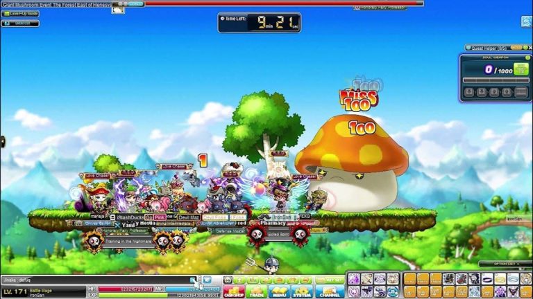 MapleStory gameplay (YoutTube)