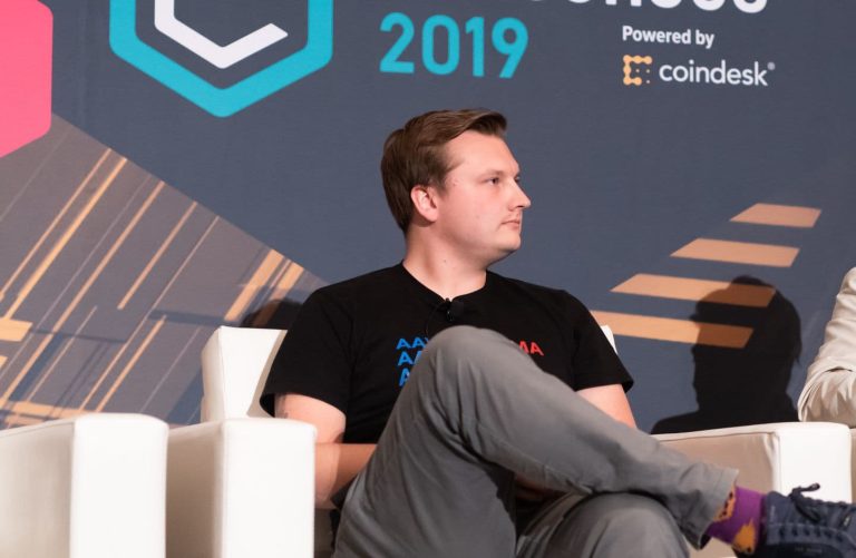 Stani Kulechov, Lens founder, at Consensus 2019 (CoinDesk archive)