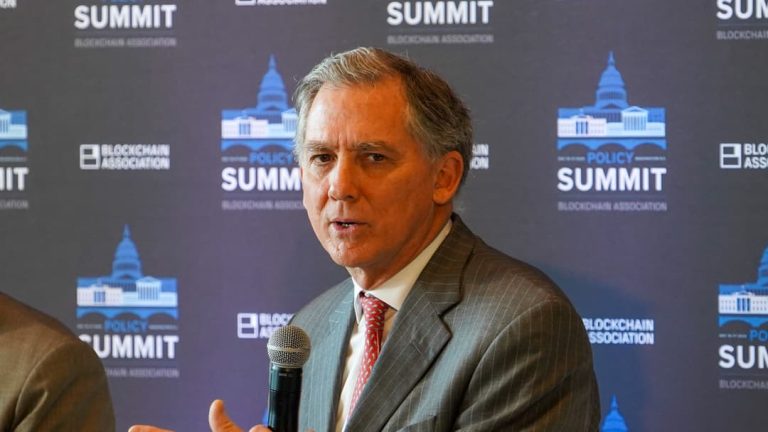 Rep. French Hill (Nikhilesh De/CoinDesk)