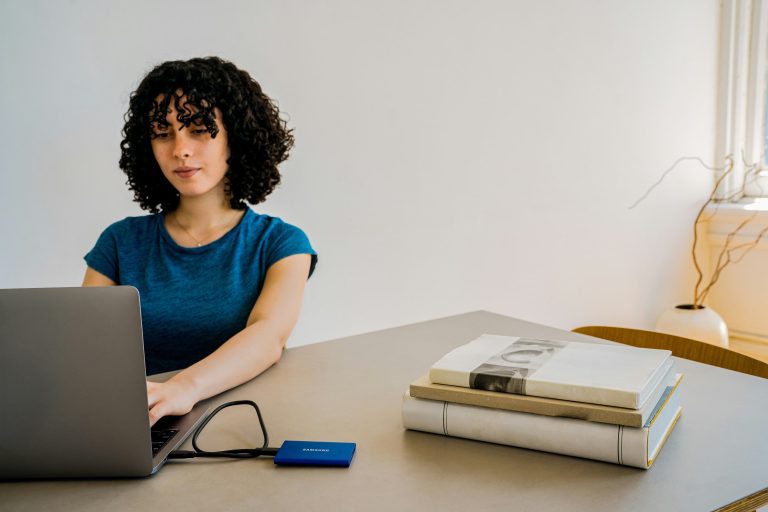 Woman with Laptop