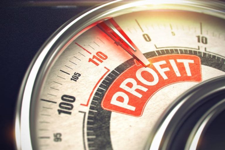 Profit gauge (Shutterstock)