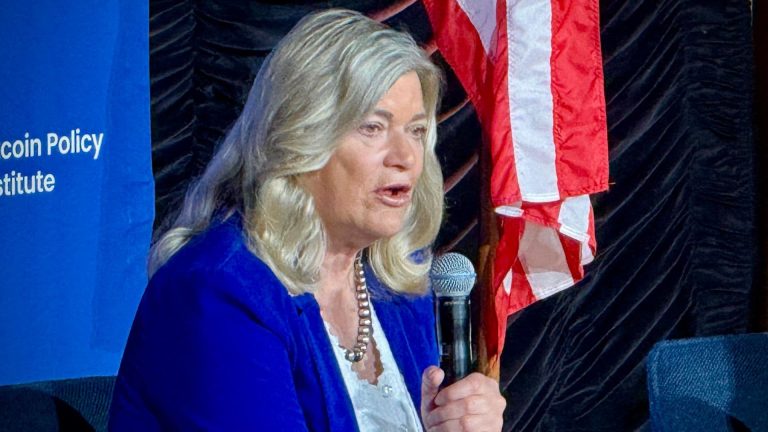Senator Cynthia Lummis, a Wyoming Republican (Jesse Hamilton/CoinDesk)