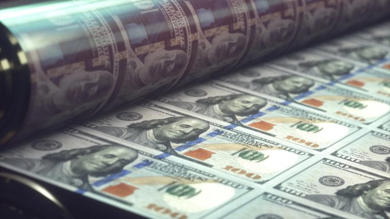 Printing U.S. Dollar Bills (Getty Images/iStockphoto)