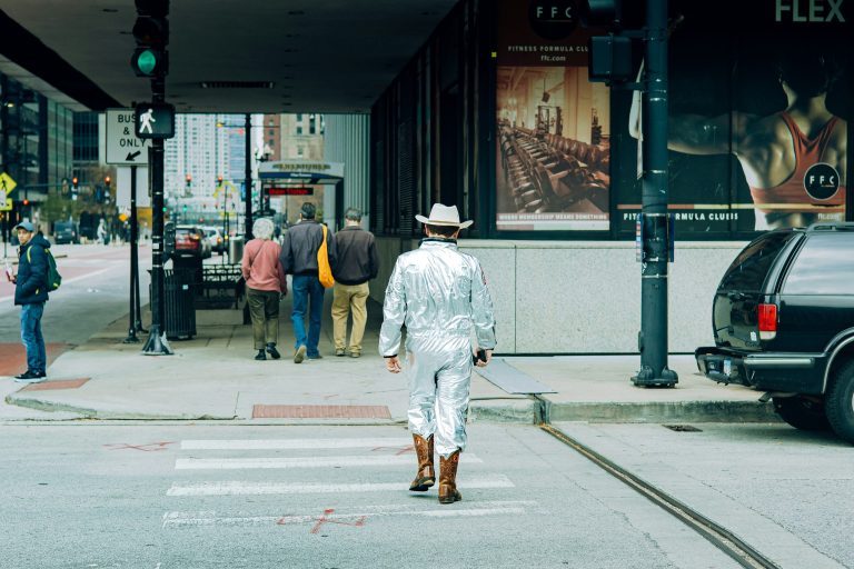 Cowboy space outfit city