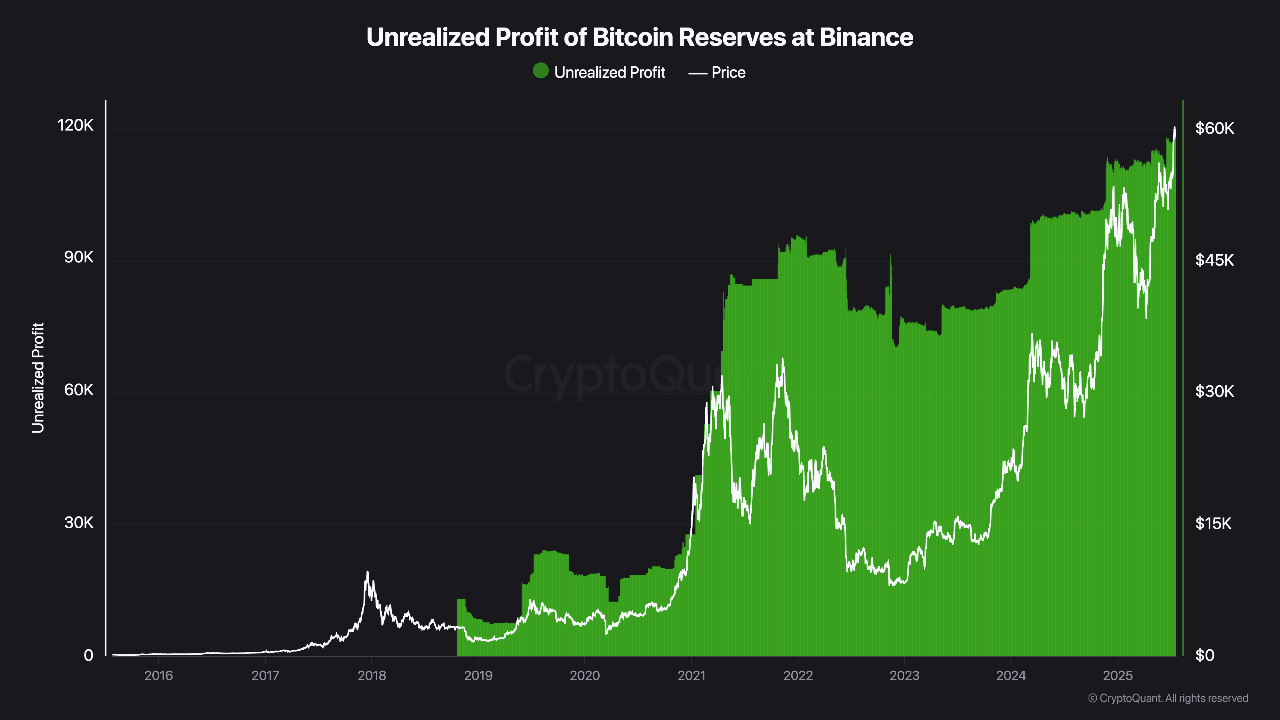 3eumm5jcj_f654ed294bfdf7fa2a108ded9df493ae11168004c1a4bded3f4b62de6ed11b92 Unrealized profit of Bitcoin reserves at Binance