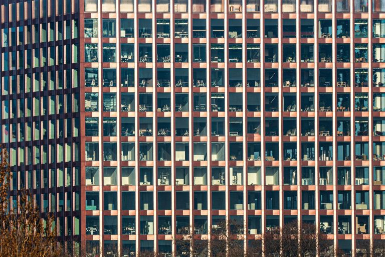 Inside building view
