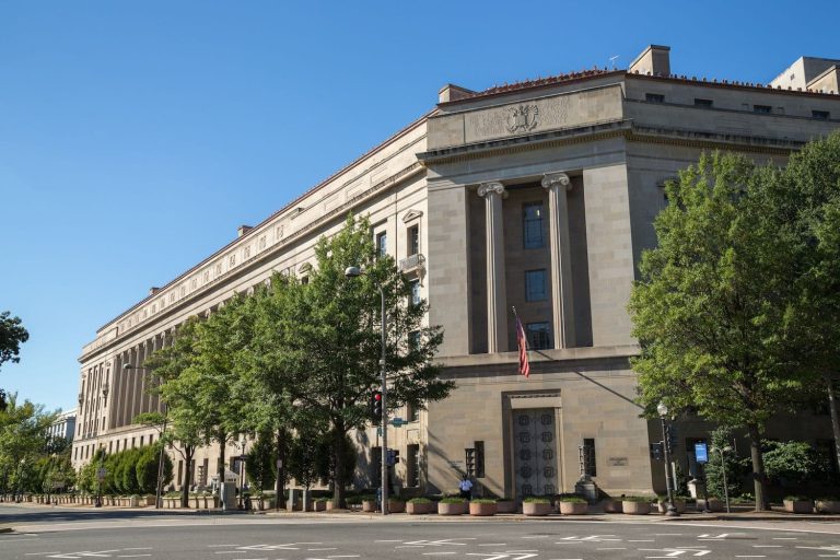 U.S Department of Justice Headquarters (CoinDesk)
