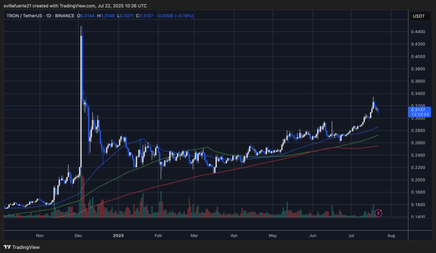trxusdt_2025-07-22_06-26-57 TRX price testing key demand level | Source: TRXUSDT chart on TradingView