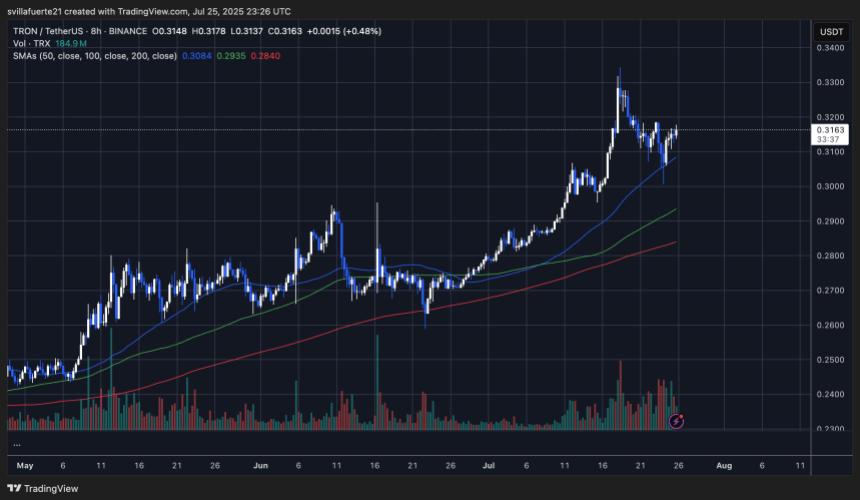trxusdt_2025-07-25_19-26-23 TRX Price Consolidates | Source: TRXUSDT chart on TradingView