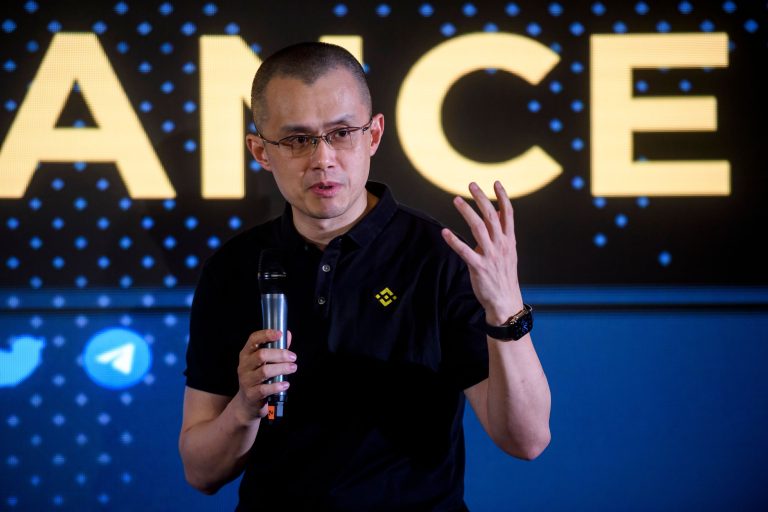 Binance co-founder Changpeng Zhao in Rome in May 2022. (Antonio Masiello/Getty Images)