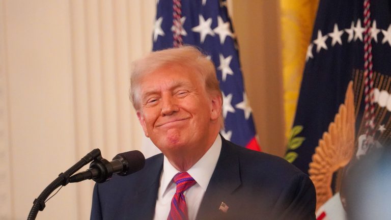 U.S. President Donald Trump (Nikhilesh De/CoinDesk)