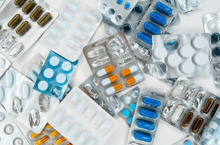 A collection of pharmaceutical drugs