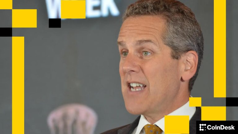 Federal Reserve Governor Michael Barr at DC Fintech Week (Jesse Hamilton/CoinDesk)